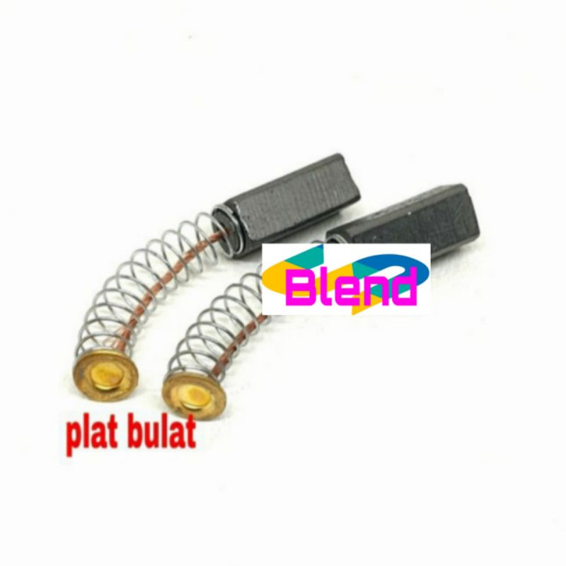Arang Blender Plat BULAT Model Miyako Philips/Carbon Brush/Sepul/Spul - B0133