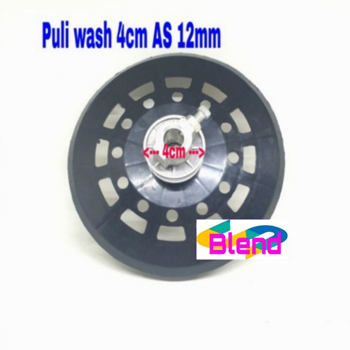 Pully Wash 4cm AS 12 mm PLASTIK/Puli Cakram Kipas Dinamo Mesin Cuci - D0133
