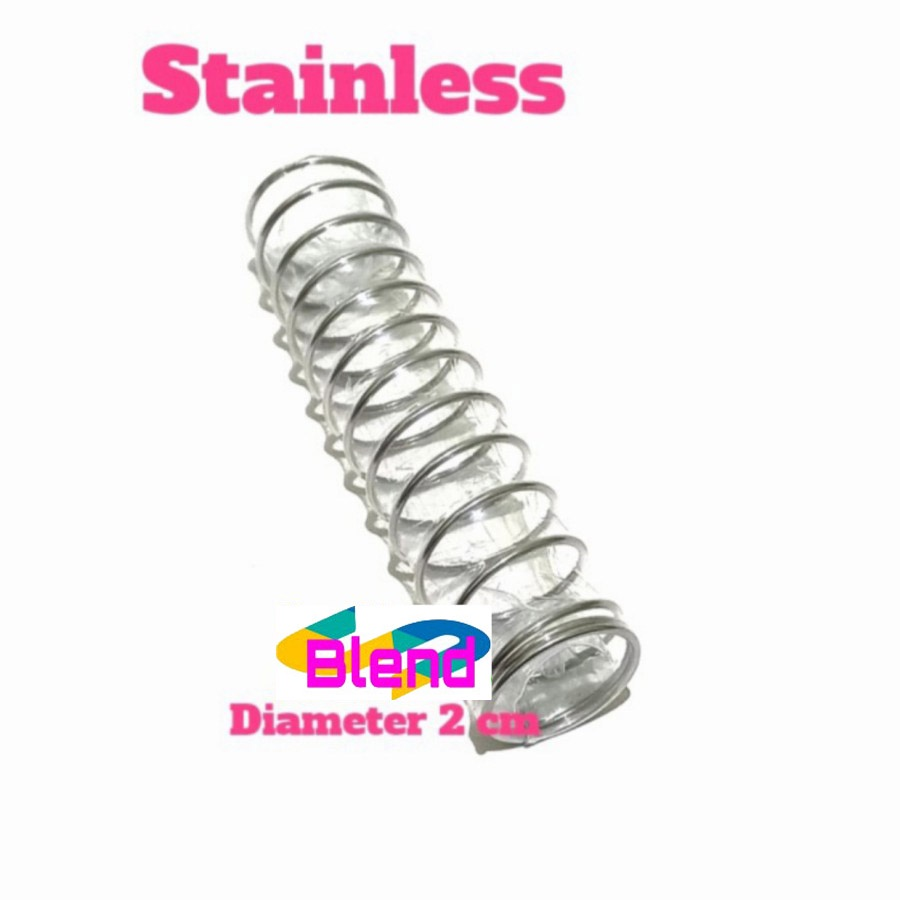 PER Stainless 2 CM Klep Drain/PER Sil Karet Pembuangan Air Mesin Cuci - D0211
