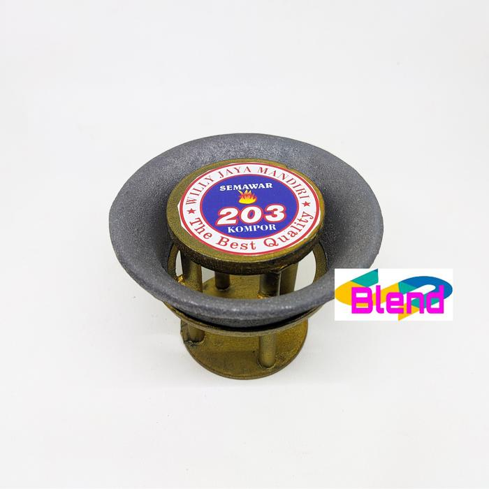 Kepala+Ring Kompor Mawar 203 / Body+Mangkok Semawar Joss High Pressure - A0297