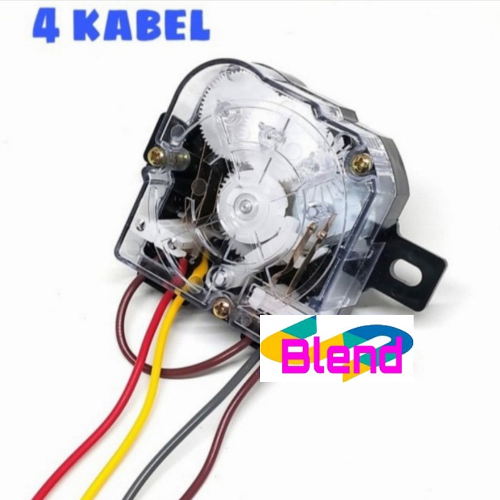 Timer Mesin Cuci 4 Kabel MULTI Wash/Pencuci KOTAK Kuping - D0020
