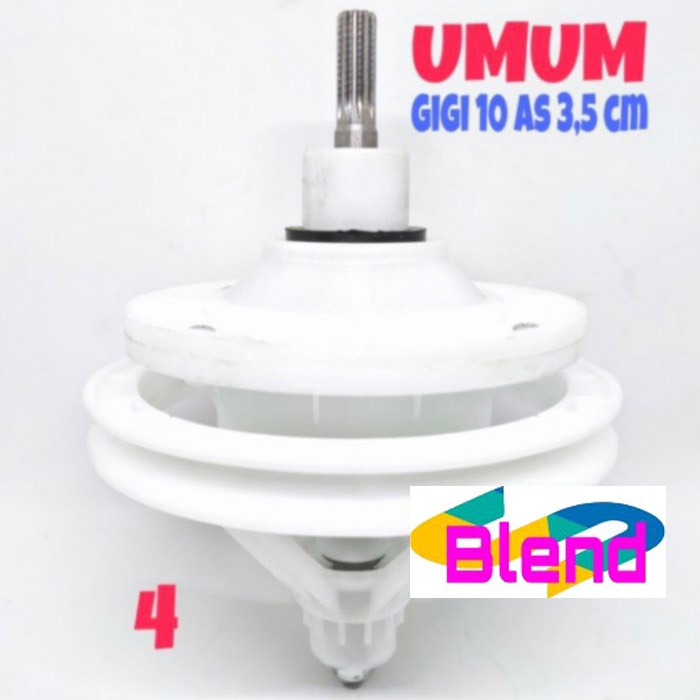 Gearbox Mesin Cuci No.04 Umum AS GIGI 10 3,5 cm Multi/Gear box 10z - D0075