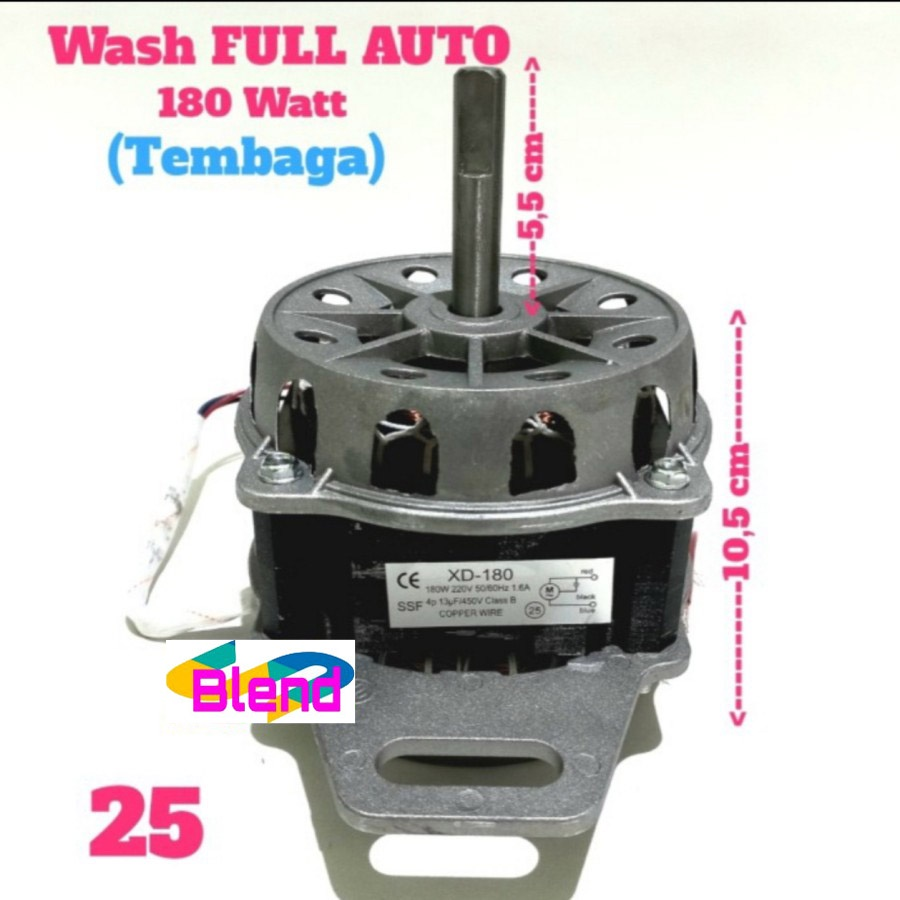 Dinamo Wash Babet No.25 Mesin Cuci FULL AUTO Tembaga 180 Watt LG - D0213