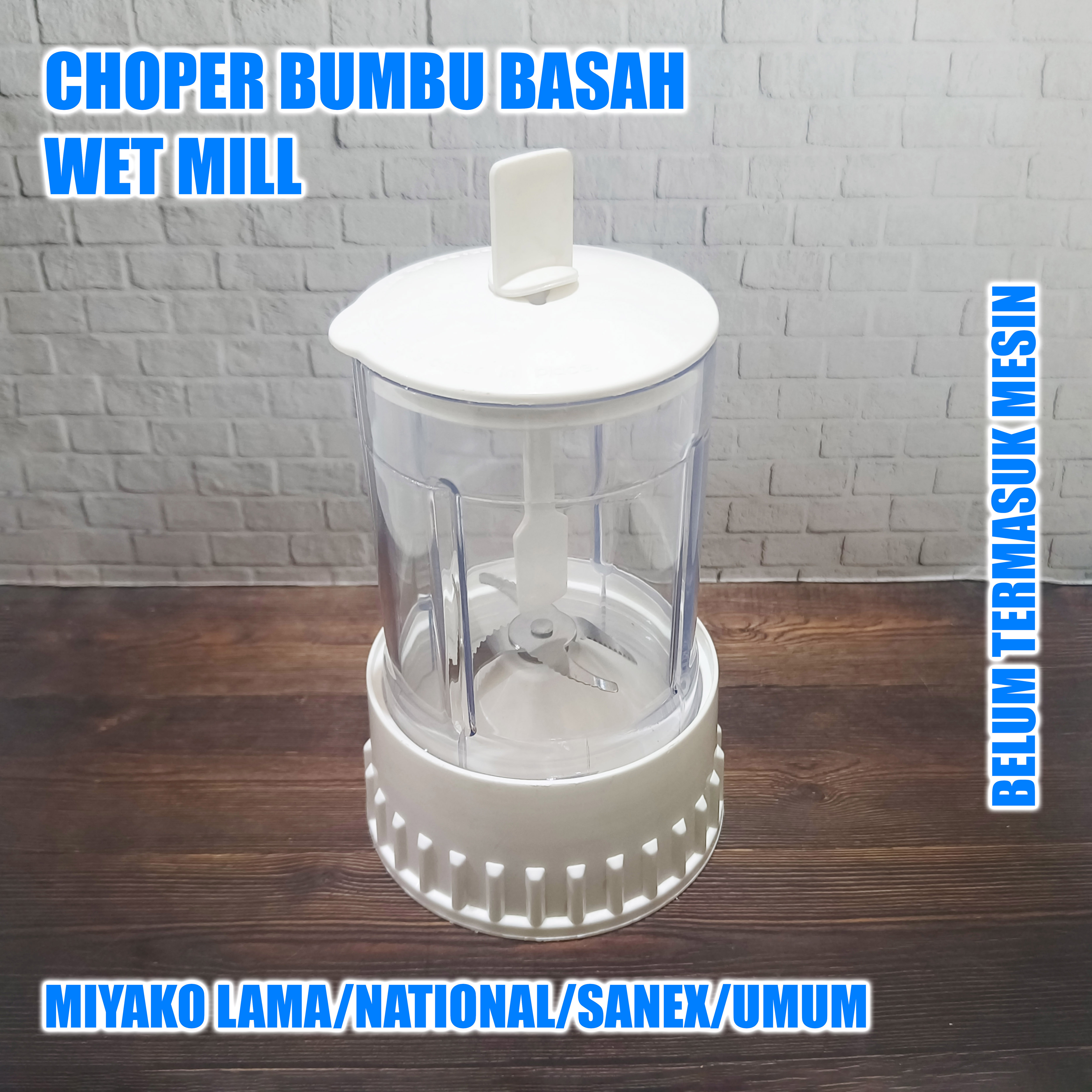 Choper Bumbu BASAH Miyako Lama Wet Mill Gilingan Blender National - B0020