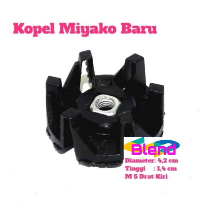 Kopel Model Miyako BARU - Gear plastik Upper Pisau blender - B0070