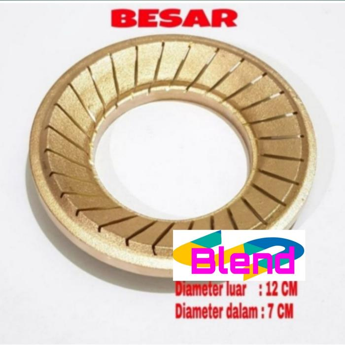 Burner Model Winn Kaca BESAR Kompor Gas/ Kuningan Tungku W 508 TEBAL - A0045