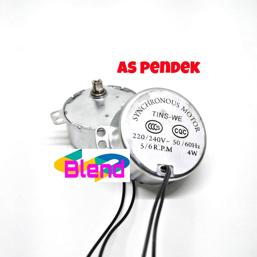 Synchronous Model MASPION As Pendek motor kipas angin-Rotary-Rotari - C0119