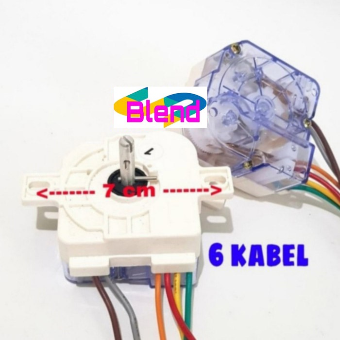 Timer Mesin Cuci 6 Kabel MULTI Wash/Pencuci KOTAK Kuping - D0022